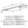 Amerock Bar Pulls 8-13/16 inch (224mm) Center-to-Center Satin Nickel Cabinet Pull - 4 of 4