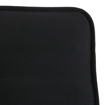 40'' Black Velvet Tufted Bedroom Bench with Solid Wood Legs