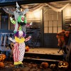 Mlmh & Kngwa 15.7" W 3-Piece Scary Halloween Clown,Halloween Decoration With Creepy Sound And Light-Up Eyes - 4 of 4