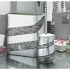 Creative Scents Silver Mosaic Wastebasket - 3 of 4