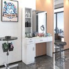 Salon Station Cabinet, Barber Shop Storage Unit with Drawer and Hair Dryer Holder for Beauty Salon or Home – The Pop Home - 3 of 4