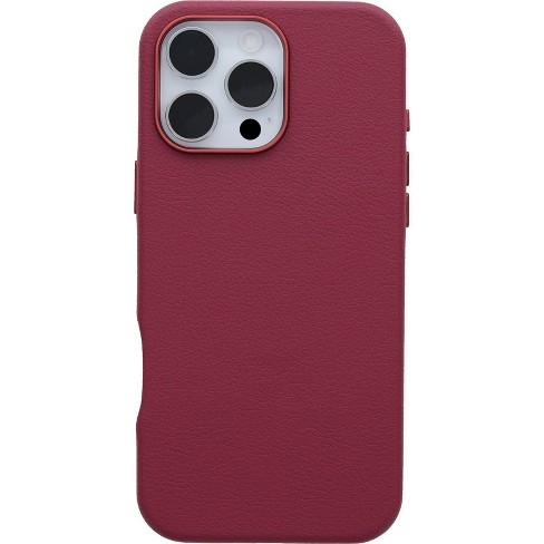 OtterBox Cactus Leather iPhone 16 ProMax Symmetry - Foxberry Pink - image 1 of 4