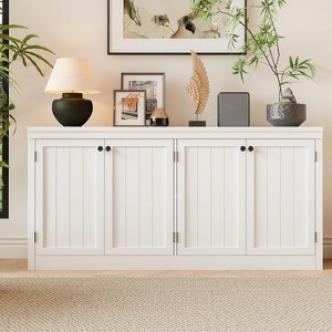 4-Door Sideboard Cabinet with Storage, 62.99 Inch Modern Buffet Cabinet for Living Room, Dining Room & Office - 1 of 4