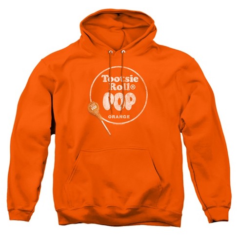 Tootsie Roll Pop Logo Adult Pull over Hoodie Orange Small Target