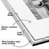 Americanflat Picture Frame with Bamboo-Style Molding and Shatter-Resistant Glass and Mat - Gallery Style Frames for Tabletop or Wall Display - 3 of 4
