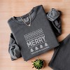 Simply Sage Market Ugly Sweater Merry Lightweight Garment Dyed Sweatshirt - 3 of 4
