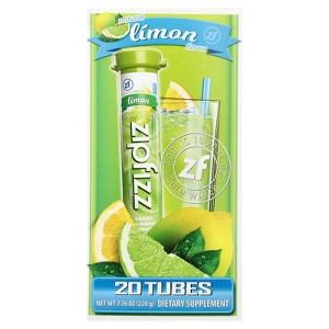 Zipfizz Energy Drink Mix, Limon, 20 Tubes, 0.39 oz (11 g) Each