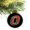 Omaha Primary Logo Mini Small Tiny Wood Christmas Tree Holiday Ornament - 3 of 4