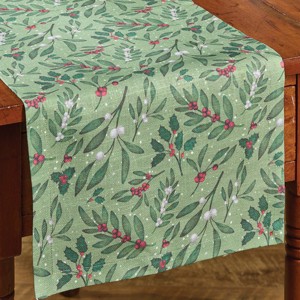 Park Designs Under The Mistletoe Table Runner 13" X 54" - 1 of 4
