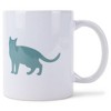 Elanze Designs Cat Mom White 11 Ounce Stoneware Coffee Mug - 2 of 2