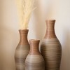 NicBex 3-Piece PVC Floor Vase Set, Decorative Tall Vases for Home Decor, Modern Design Dry Flower/ Branch Holders - 4 of 4