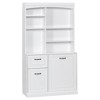 Ridstar 70.9 in. H Freestanding Reversible Laundry Basket Bathroom Storage Cabinet with Drawers and Adjustable Shelves-White - 3 of 4