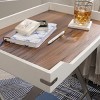 INFURNIC Desks Modern Tray Top Side Table with Spacious Surface and Lower Shelf for Storage, White, 30.24"*11.5"*71.02" - 3 of 4