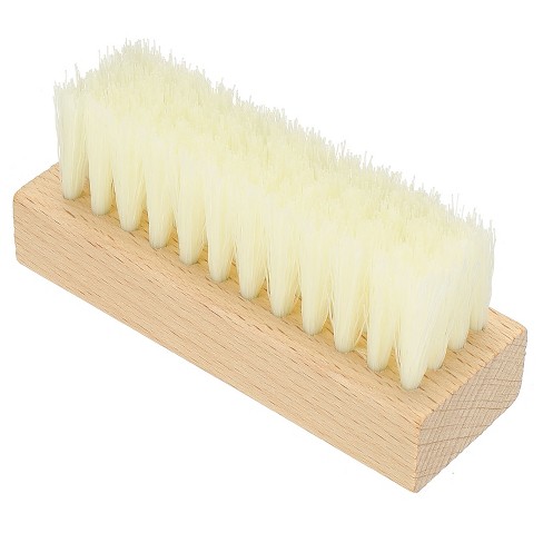 Winco White Soft Bristles Bottle Cleaning Brush with Plastic Handle, 12 x 2  3/4 x 2 3/4 inch -- 48 per case