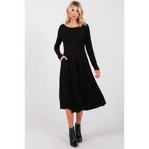 WEST K Women's Charlee Long Sleeve A-line Knit Dress with Pockets - 1 of 4