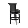 Maven Lane Pullman Swivel Bar Stool with Faux Leather 31" - 3 of 4