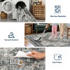 coucheta Multi-size Washable Vintage Area Rug for Living Room, Foldable Soft Stain Resistant Non Slip Low Pile Carpet, for Bedroom, Dining, Office - 3 of 4