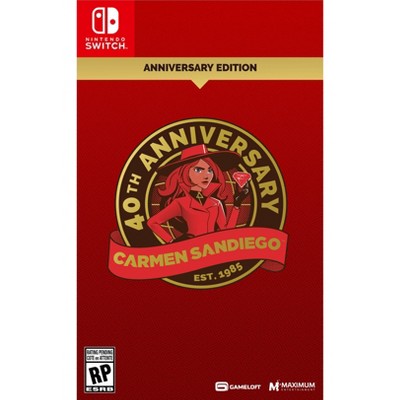 Carmen Sandiego 40th Anniversary Edition - Nintendo Switch