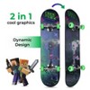 Minecraft 31" Skateboard with ABEC5 Bearings - Perfect for Beginners and Pros with Unique Artwork - 3 of 4