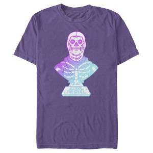 Men's Fortnite Skull Trooper All Hail Glow T-Shirt - 1 of 4