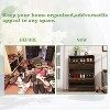 Famapy Vintage Wooden Shoe Cabinet with Adjustable Shelves,Thickened Panels & Bottom Waterproof,Space-Saving Flip Up Shoe Rack for Entryway/Bedroom - 4 of 4