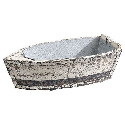 Wood Boat with Tin Insert - 3R Studios