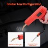 VEVOR Plastic Welder Kit Deluxe,100WPlastic Welding Gun+60 W/100W Soldering Iron,Professional Plastic Repair Welding Tool with 1000PCS Hot Staples,Red - 3 of 4