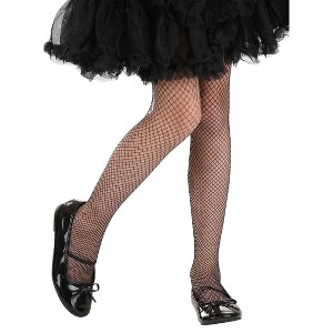 HalloweenCostumes.com One Size Girl Girl's Black Fishnet Stockings | Costume Tights, Black - 1 of 1