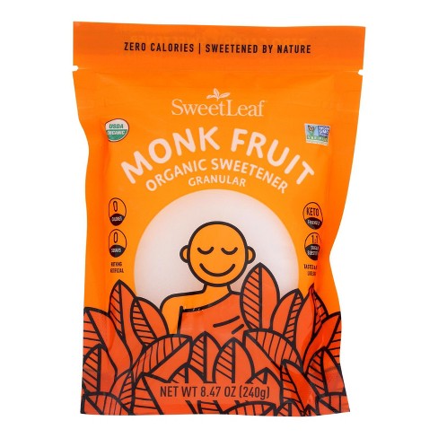 Sweetleaf Monk Fruit Organic Sweetener Granular - 8.47 Oz : Target