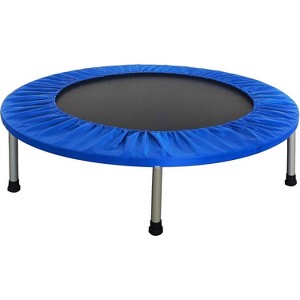 Gulches 40-Inch Adult and Children's Fitness Trampoline with Adjustable U-Handle Jump Rebounder - 1 of 3
