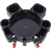 DSVIMOY Bucket Dolly 5 Gallon Rolling Bucket Dolly with 5 Rolling Swivel Casters, Removable Bucket Dolly for Car Wash, Black, 15"*15"*6.1" - 2 of 4