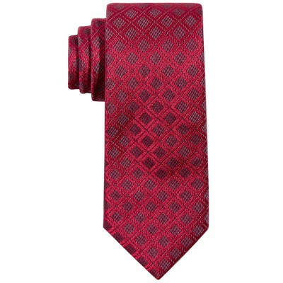 Alfani Mens Windsor Grid Self-tied Necktie