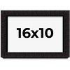 PosterPalooza | Modern Shadow Box 1" Depth Black Picture Frame - UV Acrylic, Backing Board, Hanging Hardware - 2 of 4