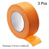 Unique Bargains Strong Adhesion No Sticky Residue DIY Crafts Masking Tapes 1" x 21 Yards 3 Pcs - 3 of 4