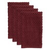 Design Imports Barn Red Chevron Luxury Barmop Set/4 - 2 of 4