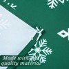 Christmas Tablecloth - Waterproof & Wrinkle-Resistant with Snowflake Pattern - Red/Green/Blue Holiday Dining Table Covers - 4 of 4