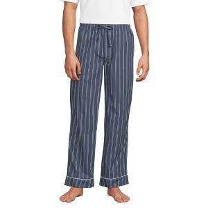 Lands' End Men's Poplin Pajama Pants - 1 of 3