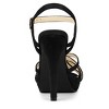 Allegra K Women's Slingback Crisscross Strap Strappy Platform Stiletto Heels Sandals - 4 of 4