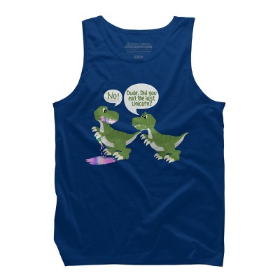 Men's Design By Humans Dude, Did You Eat Last Unicorn By ZeusSE Tank Top