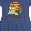 Girls' - Peanuts - It's Always A Good Time For Smores Fit & Flair Cap Sleeve Dress - 2 of 4