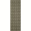Washable Modern Textured Stripe Rug Thin Non-Slip Low Pile Stain-Resistant Reinforced Edges Foldable Entryway - 3 of 4