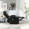 Grungis Faux Leather Massage Chairs,Recliner Chairs with 8-Point Massage and Lumbar Heating for Living Room - 2 of 4