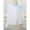INSPIRE CHIC Women's Plain Solid Color Pure Skinny Long Neckerchief Hair Band 55.12 x 5.12 inches(L*W) - 2 of 4