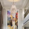 Gold Crystal Chandeliers, Large Contemporary Luxury Ceiling Lighting for Living Room Dining Room Bedroom Hallway - 3 of 4