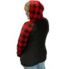 Women's Buffalo Half Zip Hoodie - Rogue Society Apparel - 2 of 3