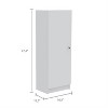 LunaLulinlk Kitchen Pantry with Countertop; Closed & Open Storage -White - 4 of 4