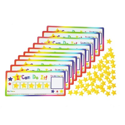 Kenson Kids Token Boards with Stars Classroom Pack