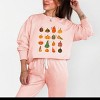 Simply Sage Market Plaid Pumpkins Chart Lightweight Garment Dyed Sweatshirt - 2XL - Peachy - 2 of 4