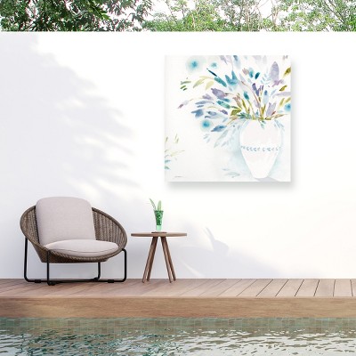 Sheila Golden Cottage Garden Bouquet Outdoor Canvas Art