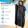 Tirrinia Hooded Beach Towel for Women Men, Surf Cape Changing Towel with Hood, Microfiber Wetsuit Changing Robe, Oversized Fit Most - 4 of 4